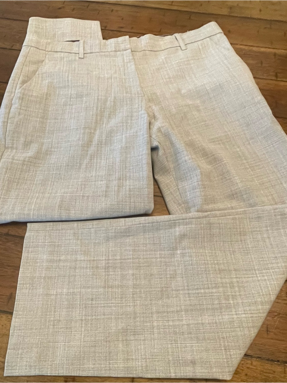 GAP Women's Light Beige Cropped Dress Pants